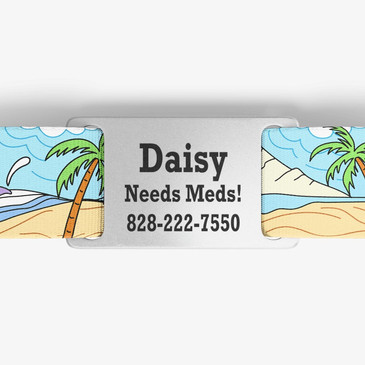 closeup of nameplate personalization